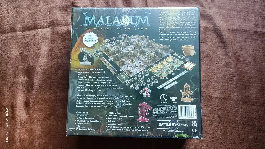 Maladum Dungeons of Enveron Board game jogo tabuleiro - Foto 5