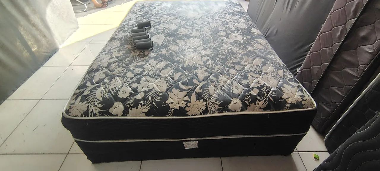 Cama Box Casal Molas (Faço Entrega) - Foto 2