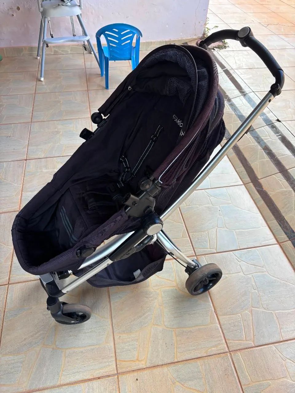 Carrinho de bebe Moisés com bebê conforto  - Foto 4