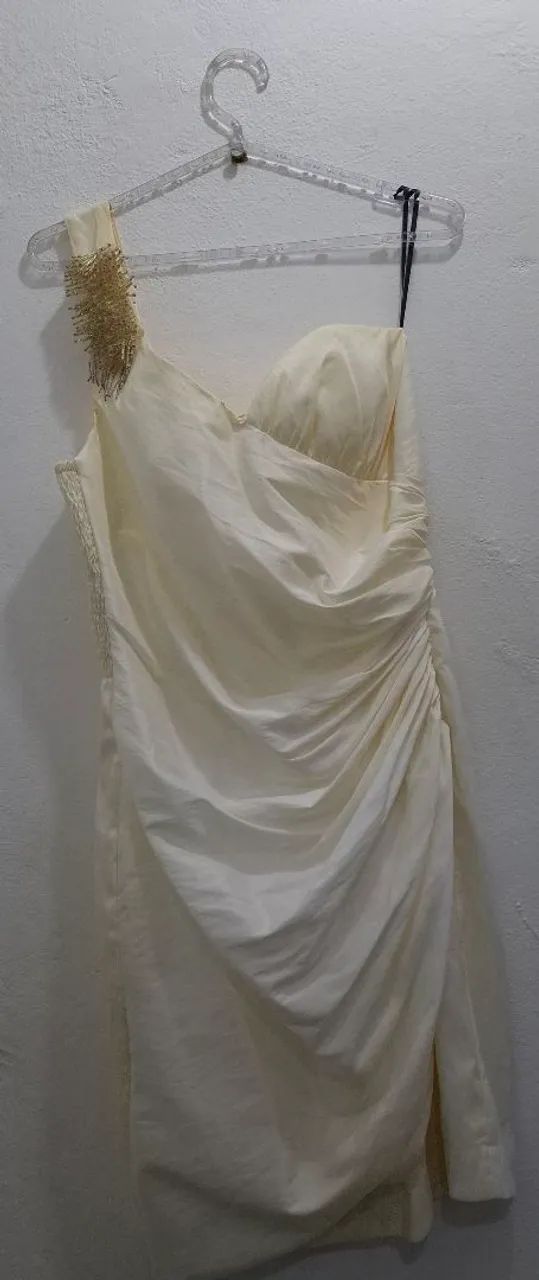 VESTIDO DE FESTA OFF-WHITE