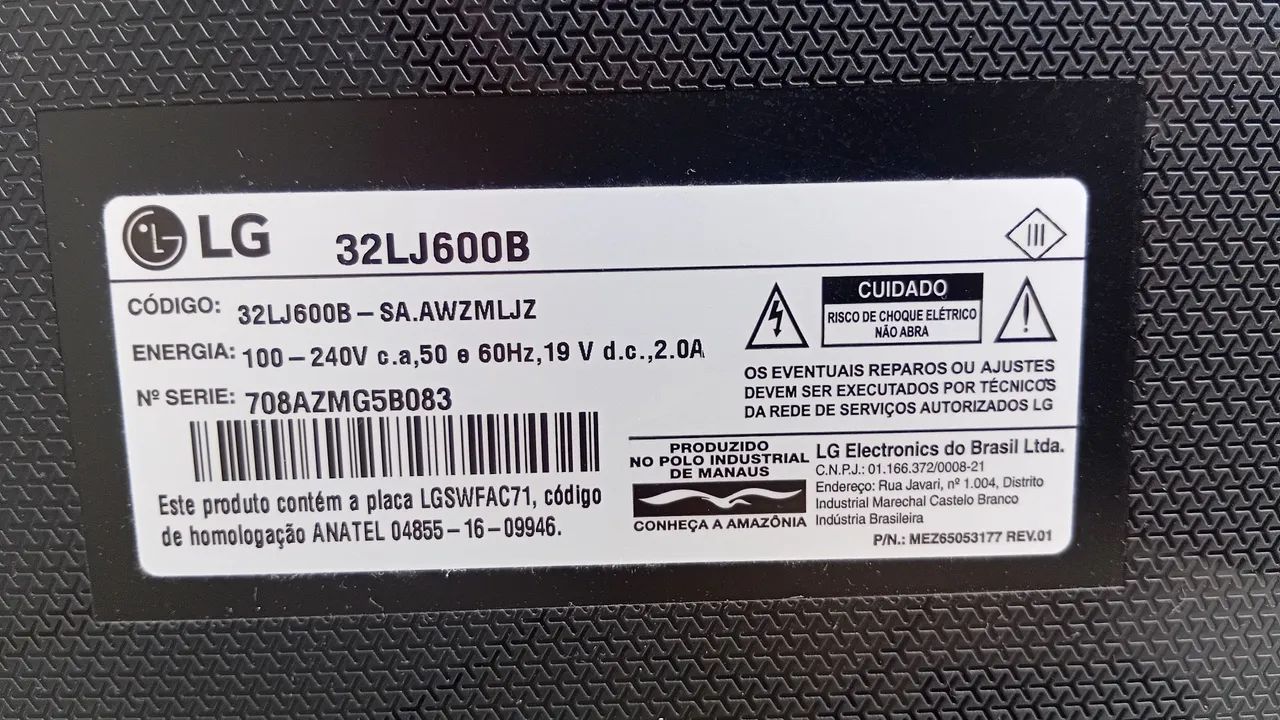 Vendo smartv LG 32 polegadas funcionando  - Foto 4