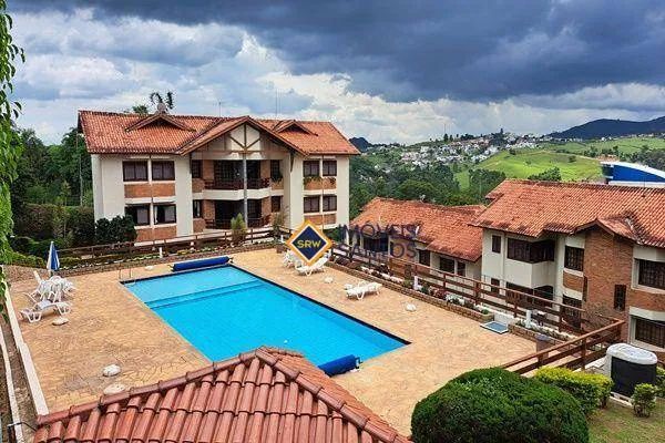 APARTAMENTO 2 DORMITÓRIOS, SENDO 1 SUÍTE, COM LAZER, EM SERRA NEGRA.