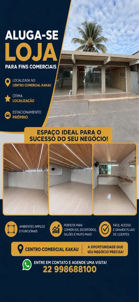 Lojas para fins comerciais 