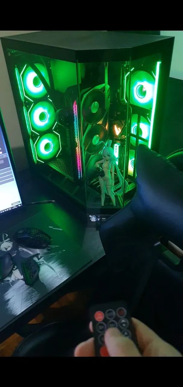 Gabinete com 6 fans e kit ARGB - Foto 2