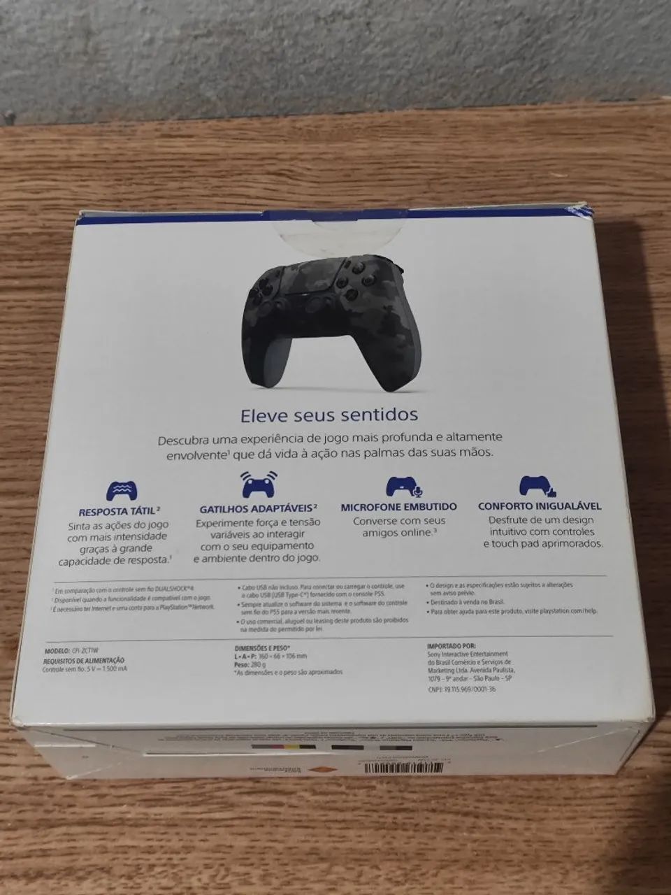 Controle Original Playstation 5 Controle PS5 Dual Sense Camuflado  - Foto 3