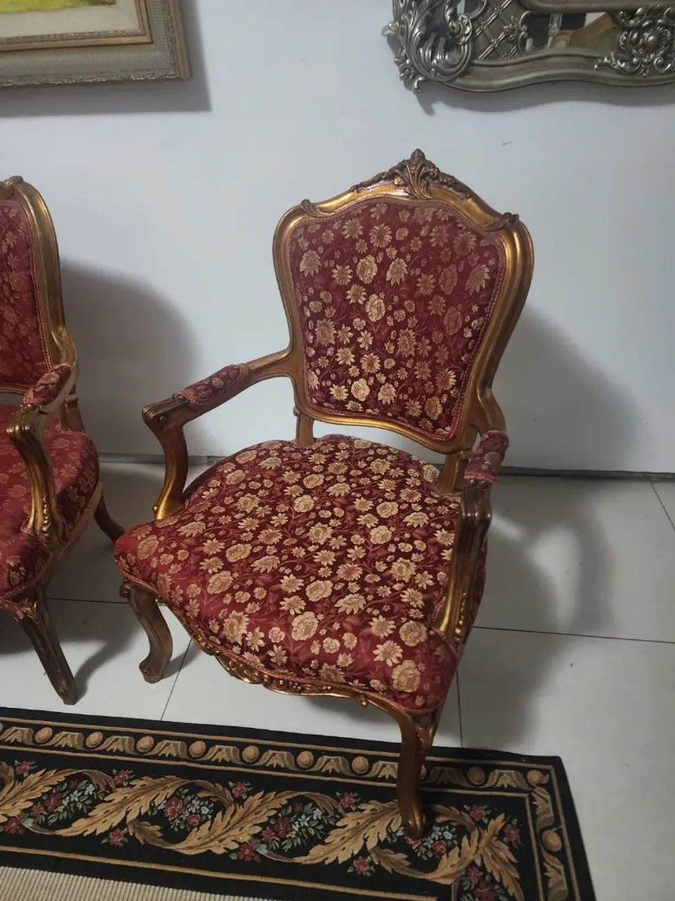 Namoradeira e poltrona vitoriana - Foto 3