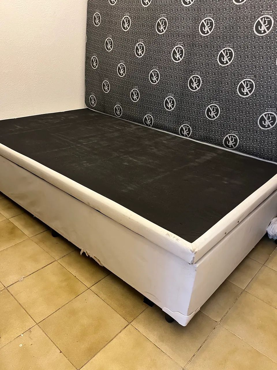 cama box baú e colchão  - Foto 3