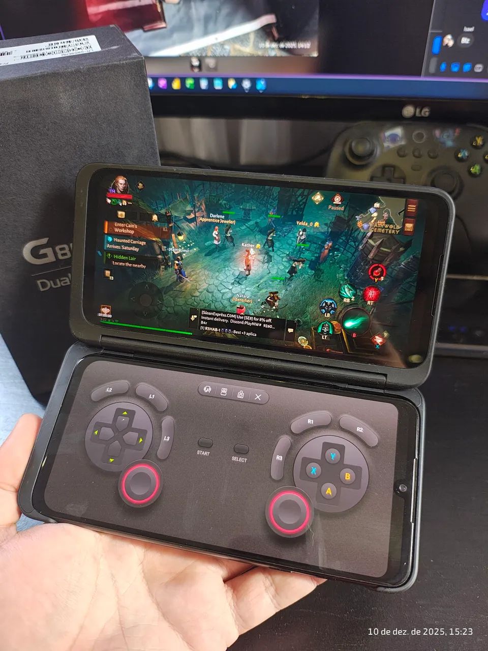 Celular Duas Telas LG G8x - Foto 2