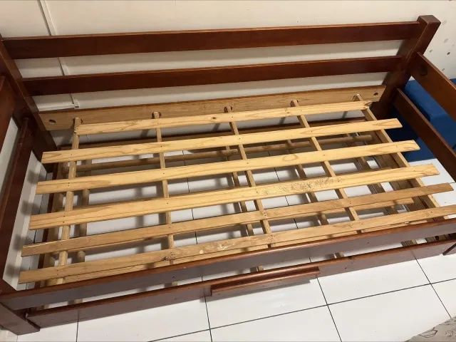 CAMA SOLTEIRO MADEIRA BICAMA - Foto 2