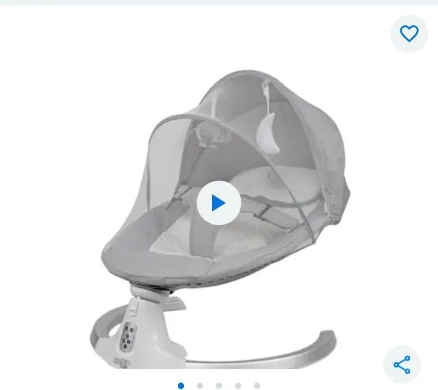 Cadeira de bebê elétrica que balança 