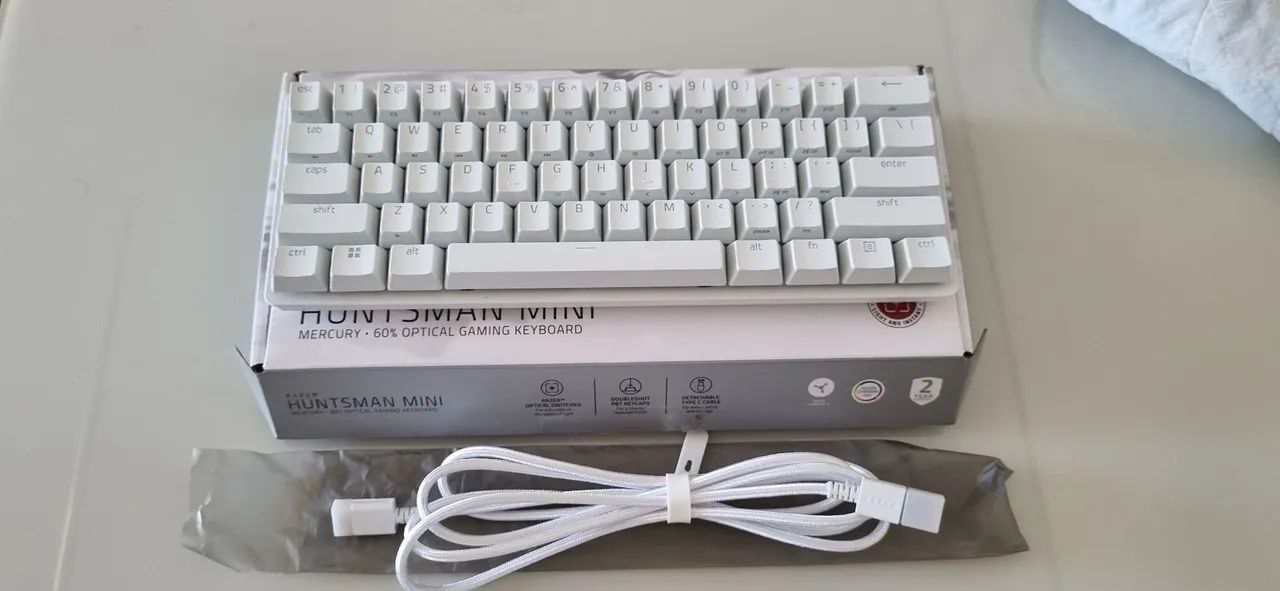 [Semi novo]Razer huntsman mini switch red