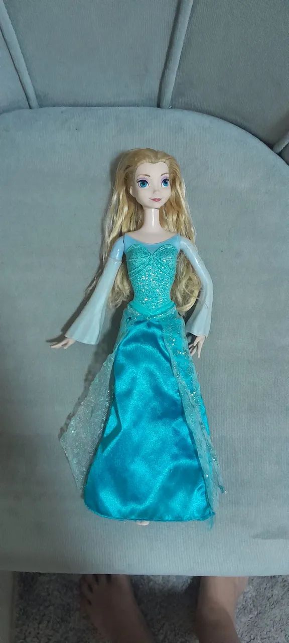 Boneca Elsa em Ação Disney 