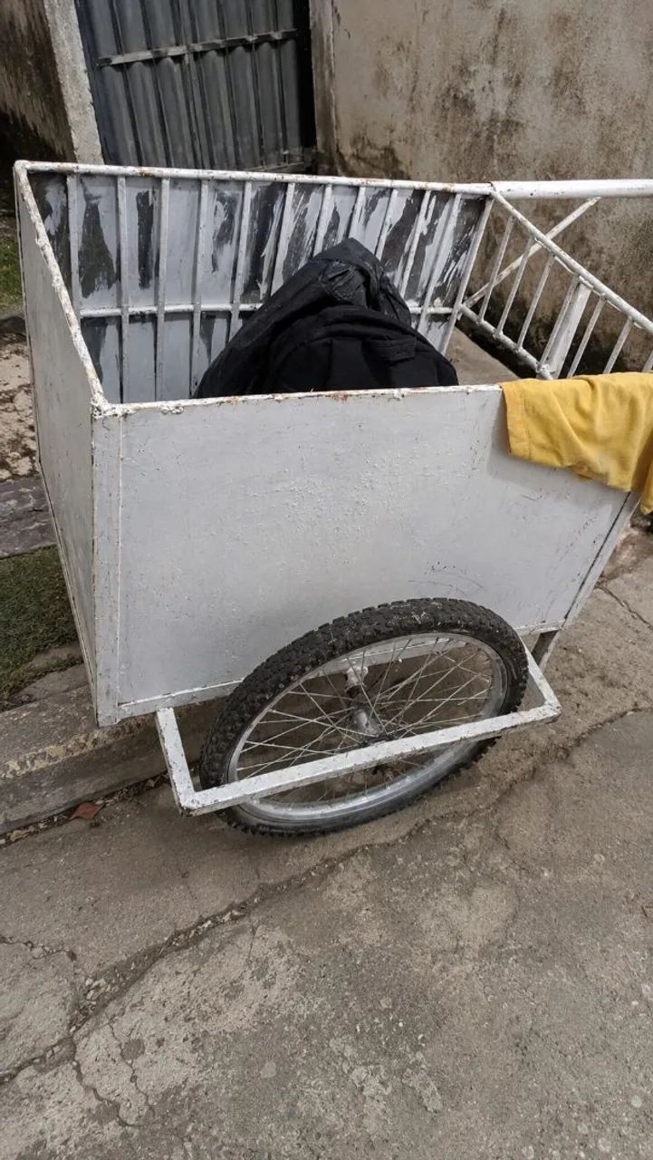 Carro para de amendoim 