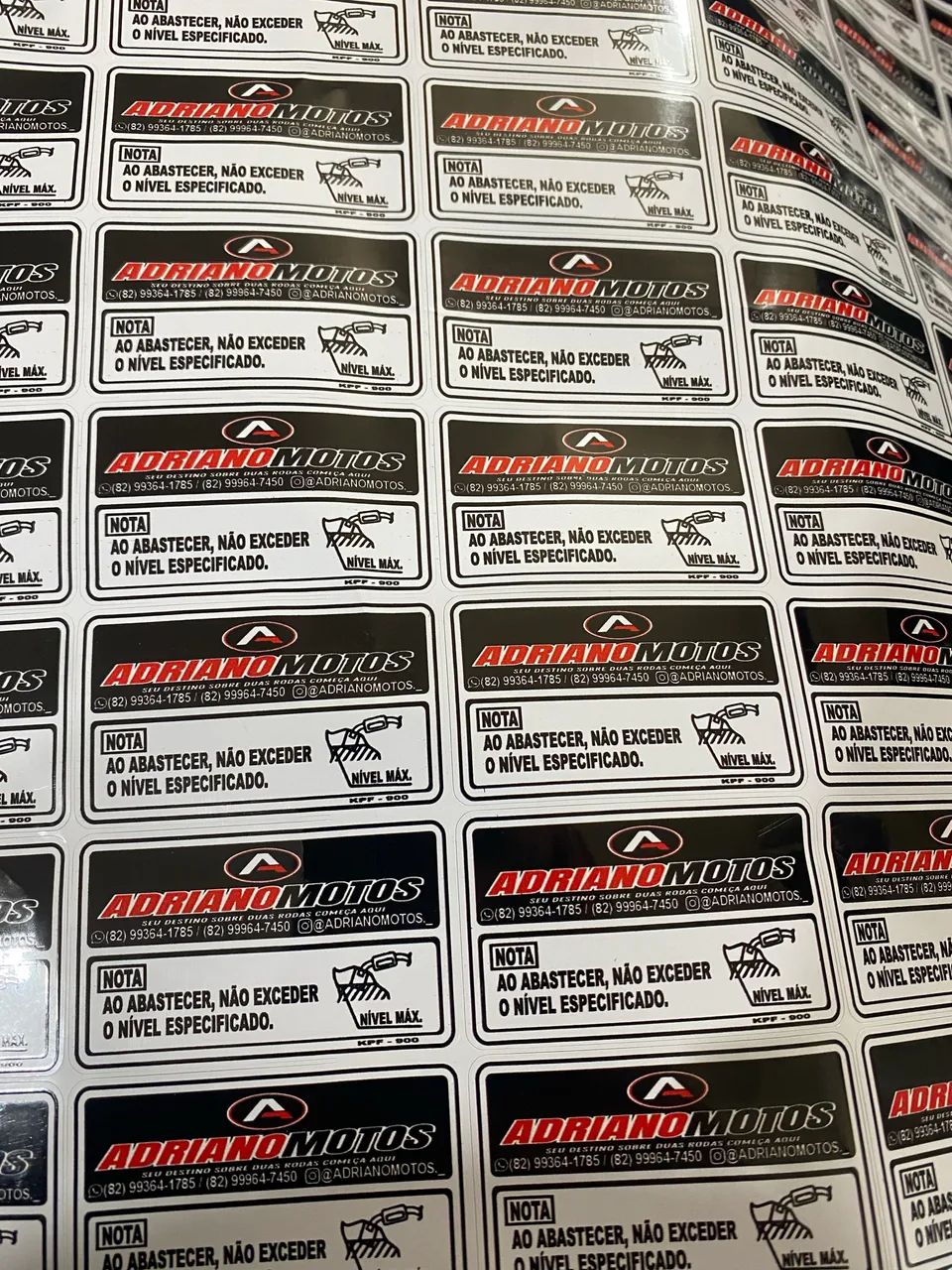 Adesivos Personalizado com seu nome ou logo tipo da sua empresa - Foto 3