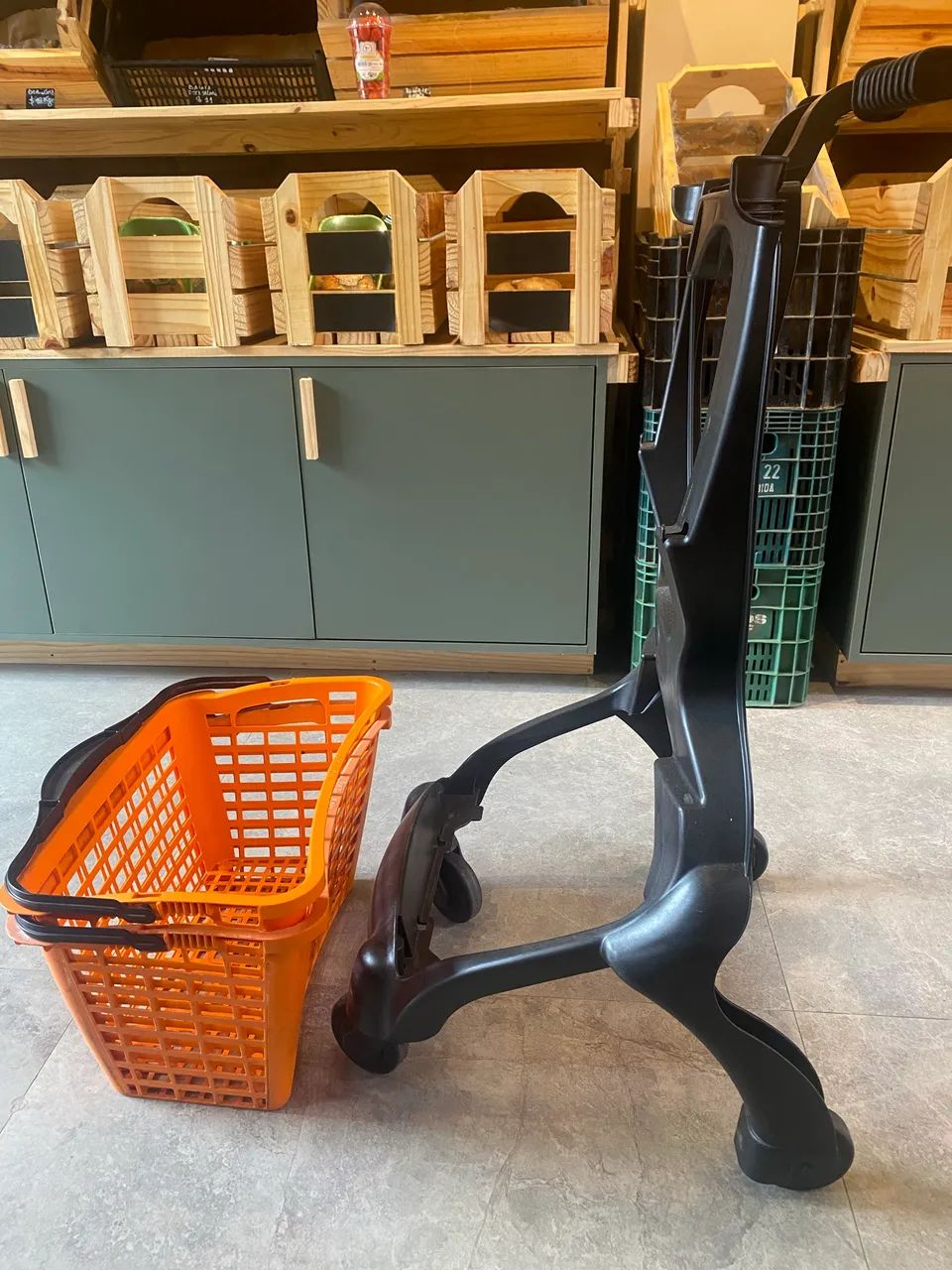 Carrinhos de Supermercado com cestas removíveis  - Foto 3