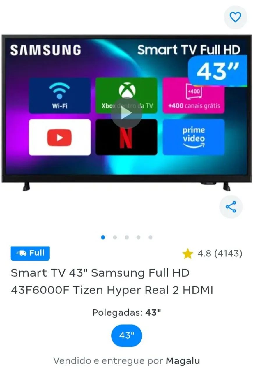 TV Samsung 43 Full HD - Foto 2
