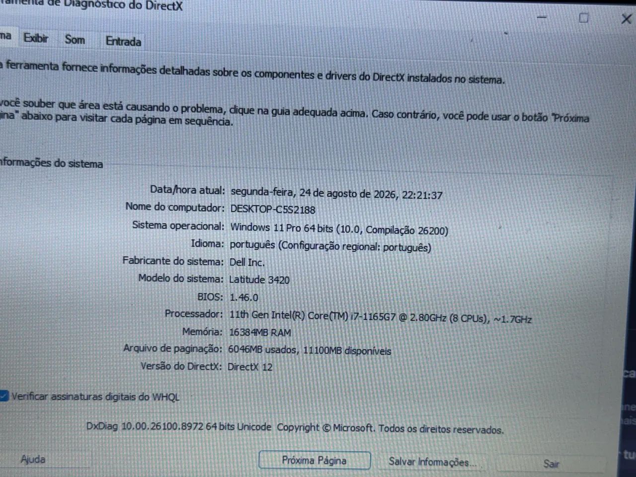 Notebook Latitude Dell 3420 core i7 11a geração 256gb com Windows 11 pro  - Foto 4