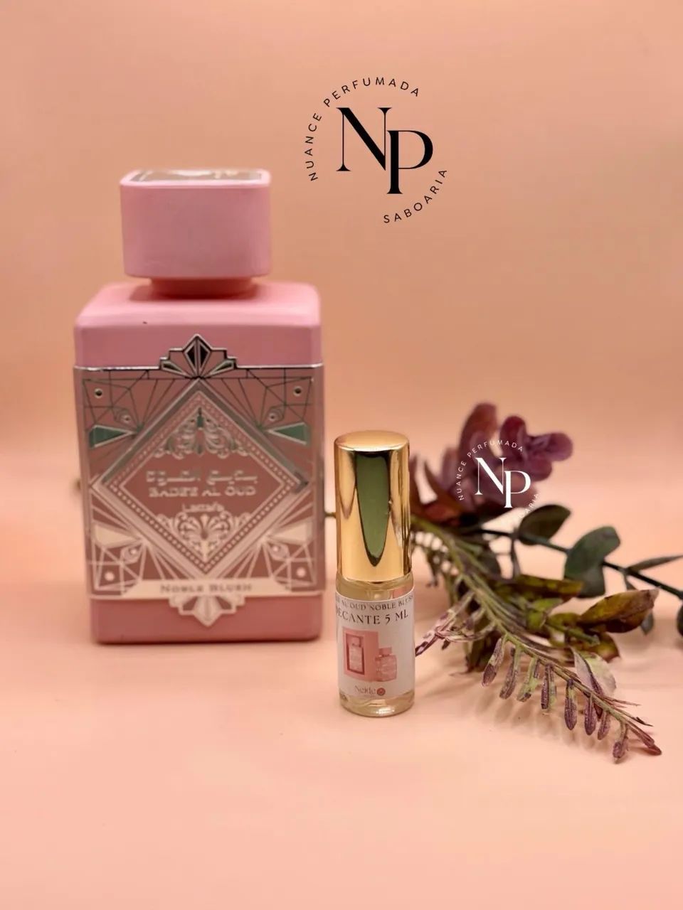 Perfume Árabe Feminino Noble Blush Lattafa Bade'e Al Oud  Eau de Parfum 100ml LACRADO - Foto 4