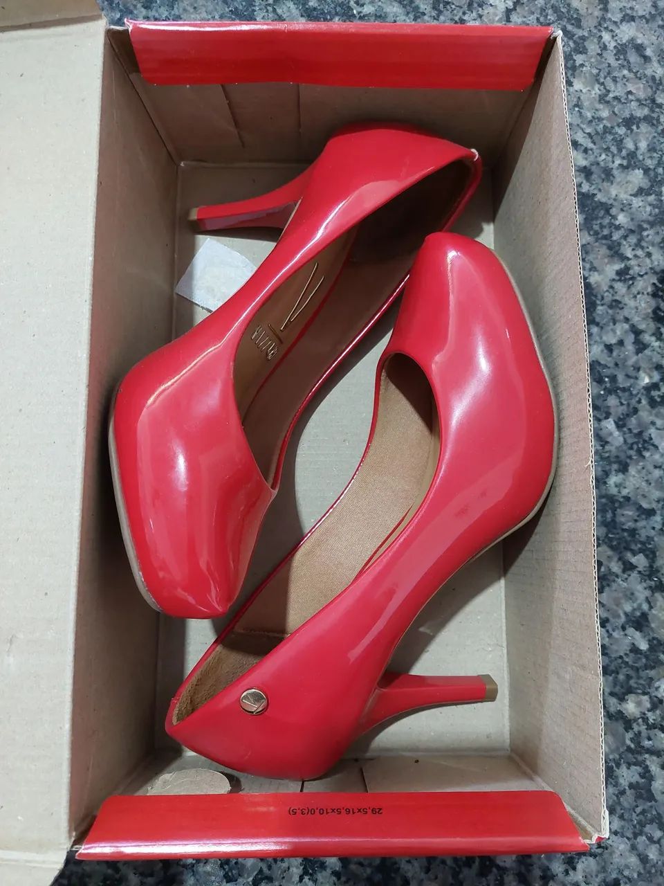 Sapatos feminino vermelho e marssala.  - Foto 4