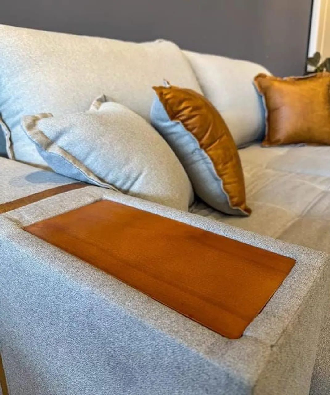 Sofá retrátil em linho  - Foto 4