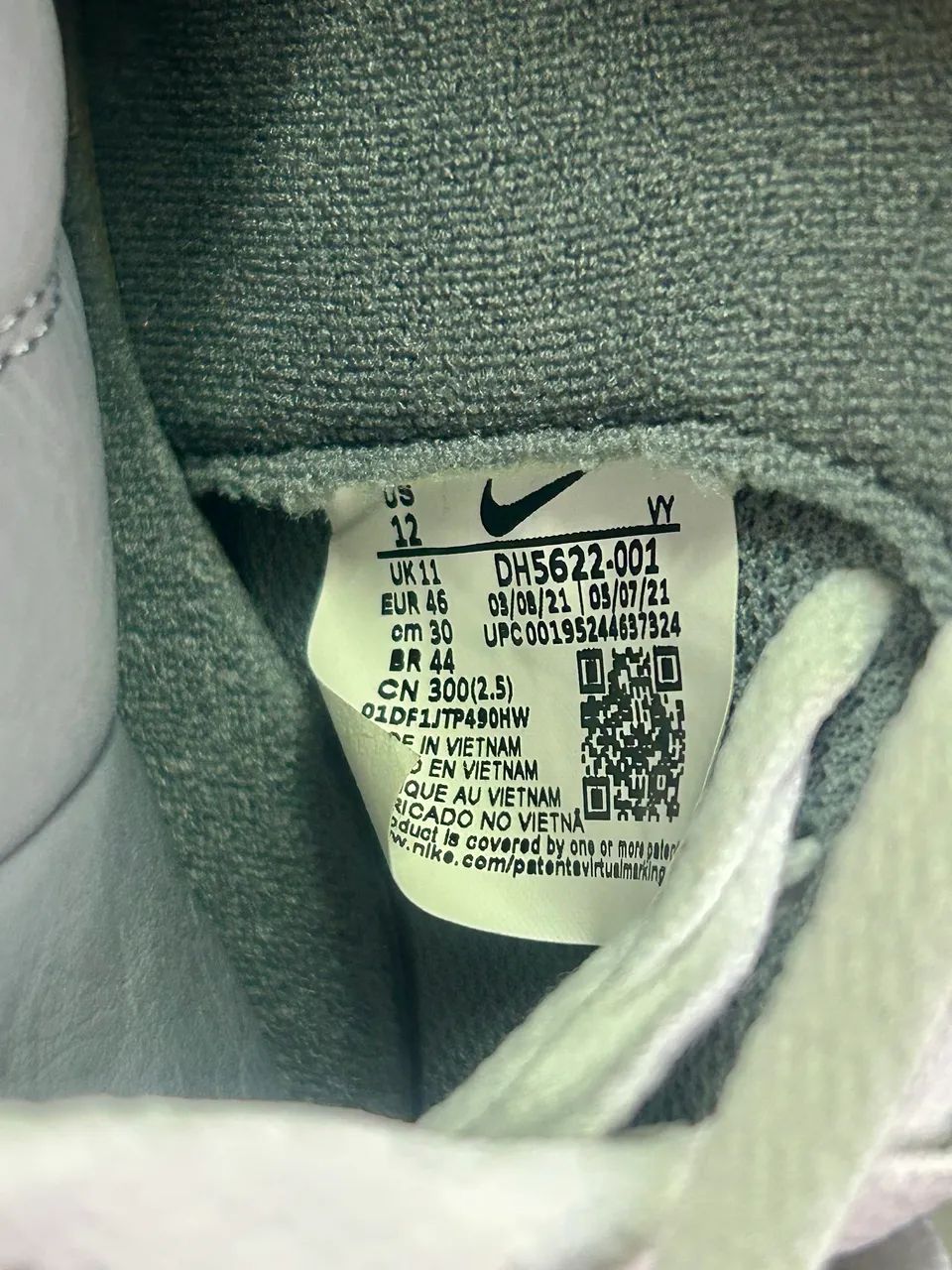 Tênis Nike Air Force 1 Mid Jewel NYC Cool Grey - Calçados