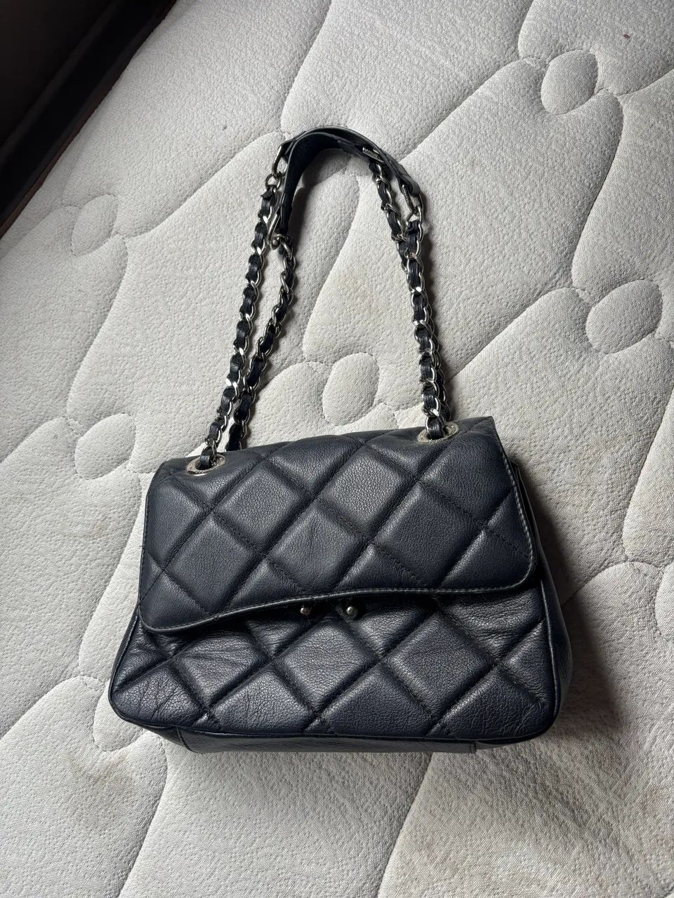 Bolsa de couro Arezzo preta