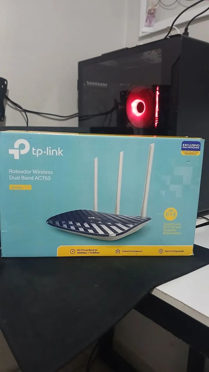 ROTADOR TP-LINK ARCHER C20 AC750 USADO