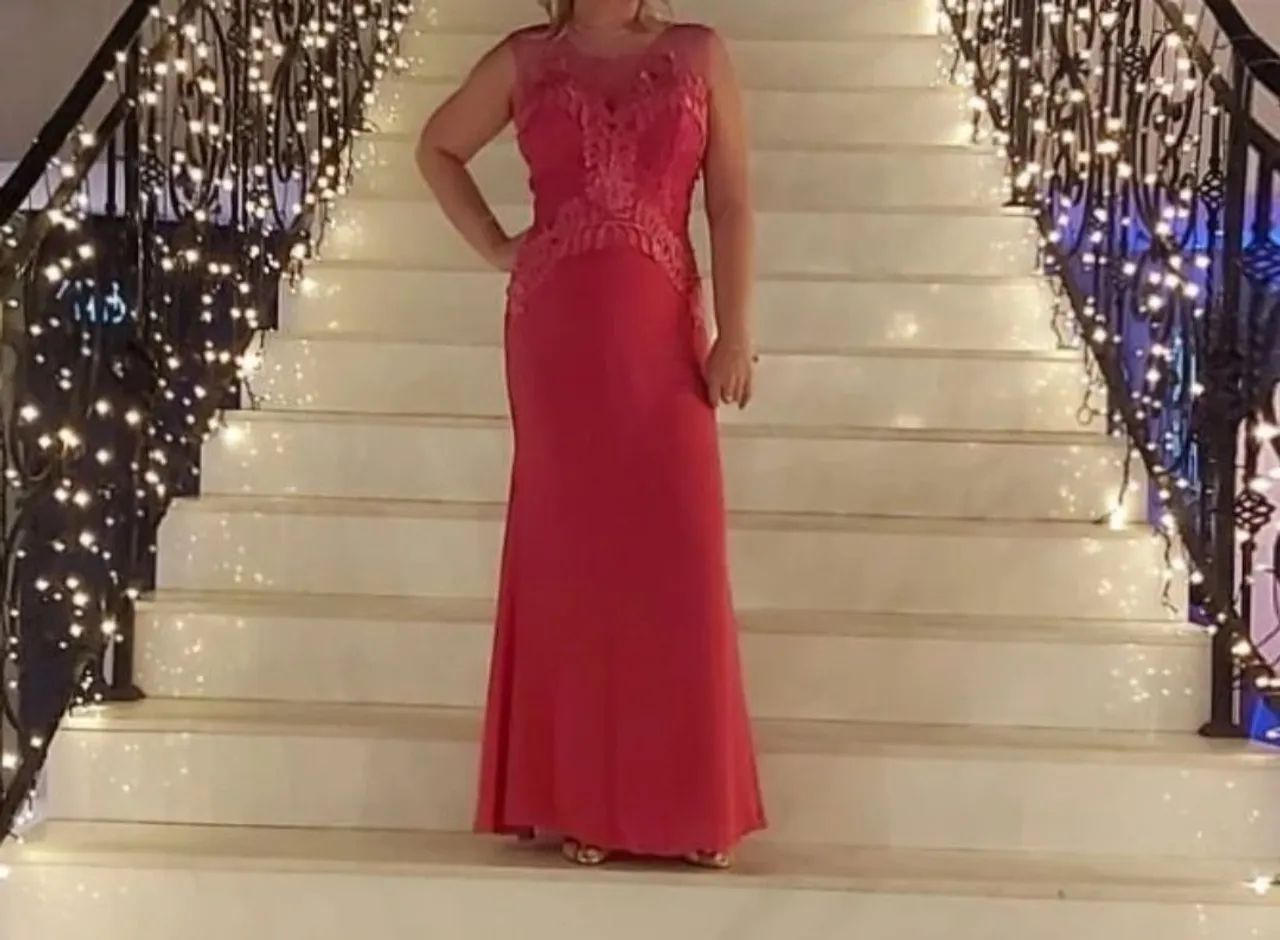 Vestido rosa de festa - Foto 2