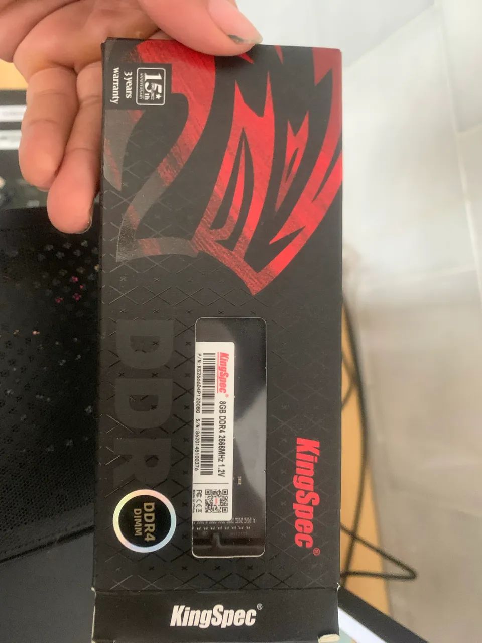 Memória ddr4 8g