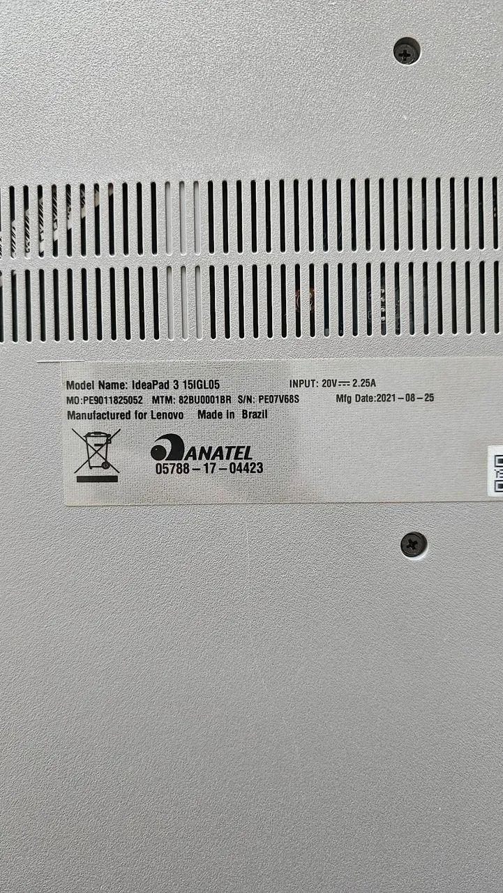 Notebook Lenovo Ideapad 3 15IGL05 - Foto 3