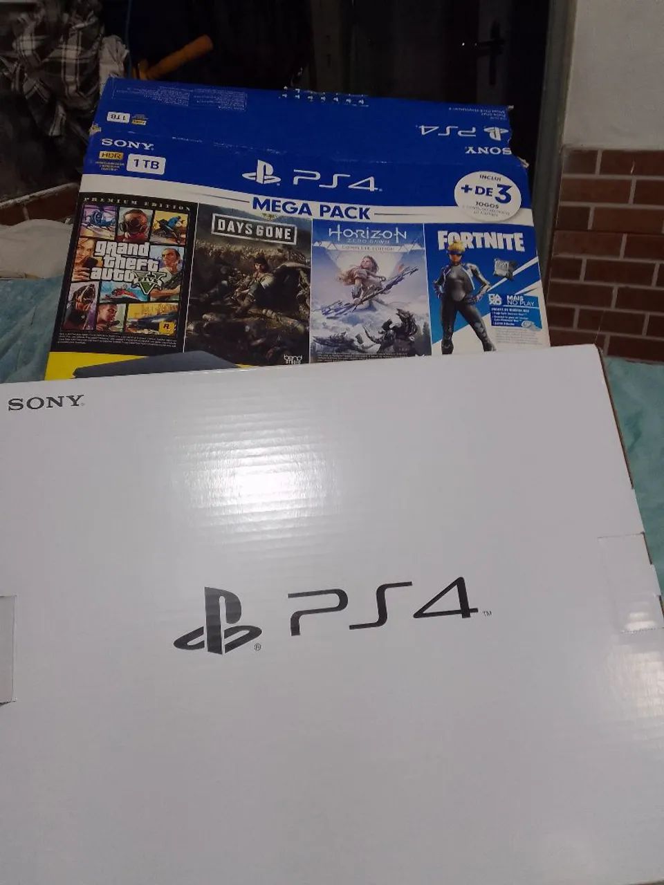 Caixa vazia ps4 com berço valorize seu game 