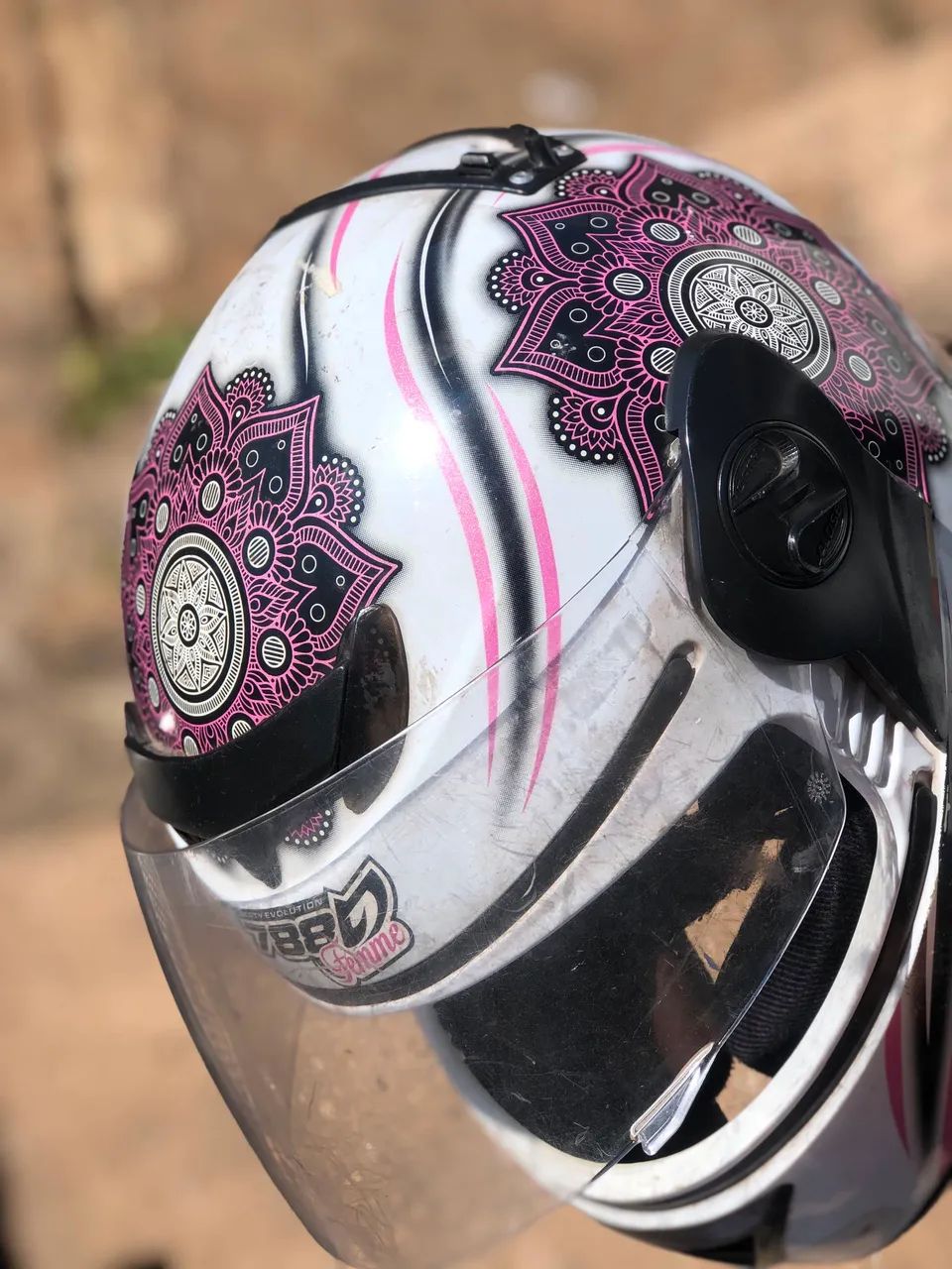 Capacete rosa  - Foto 2