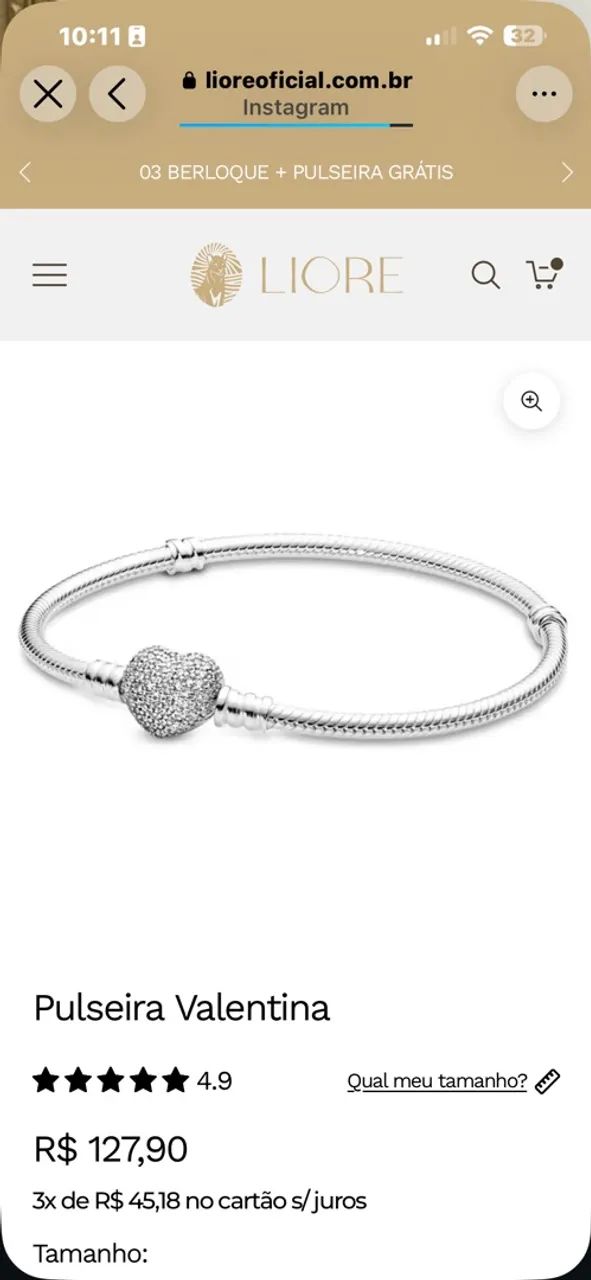 Pulseira Pandora 