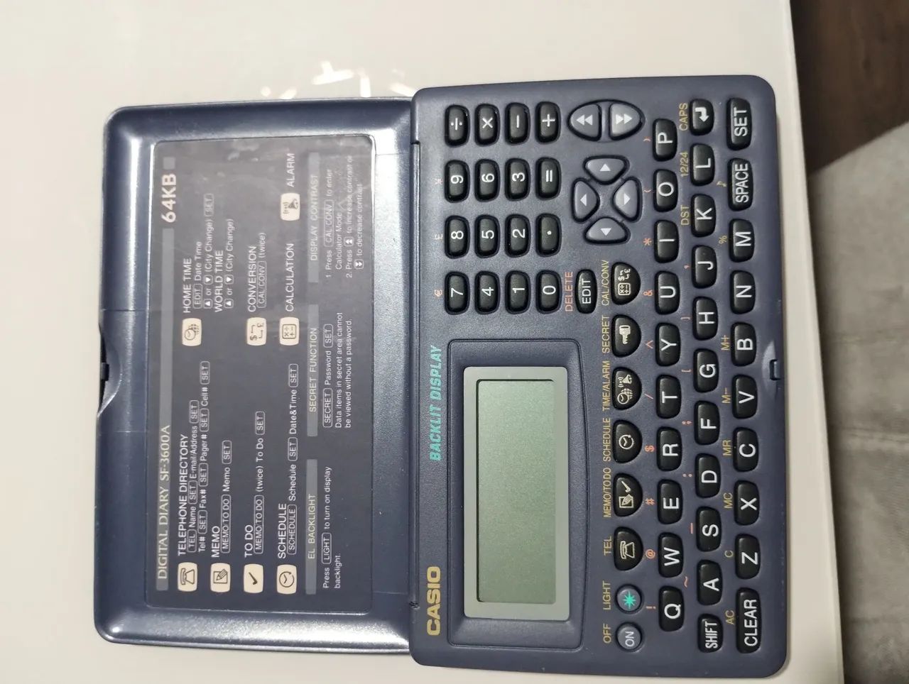 Casio digital diary SF-3600a agenda digital item colecionador  - Foto 5