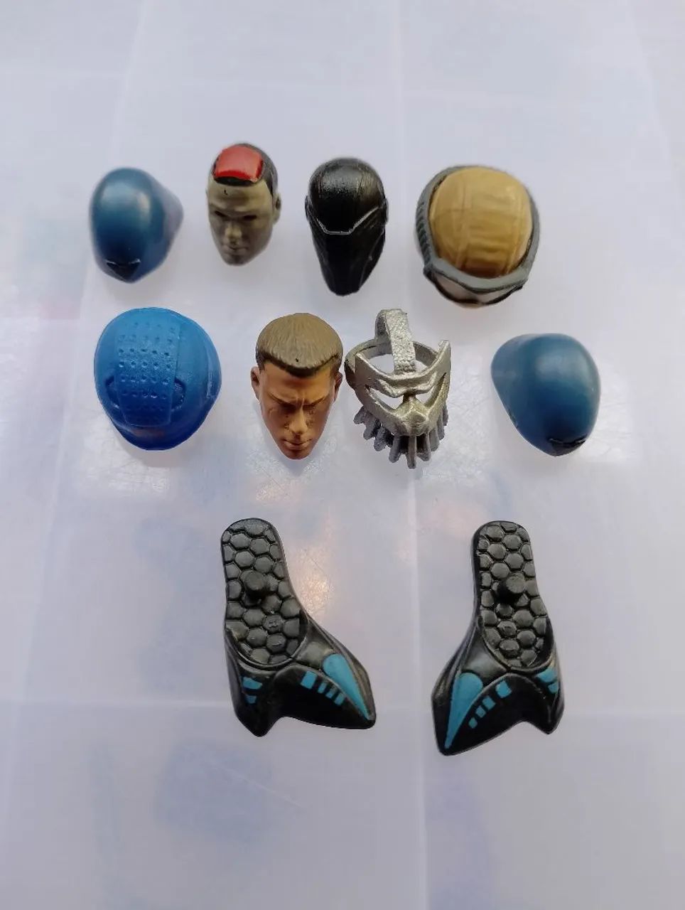 Lote de Peças de Bonecos GI Joes Modernos 