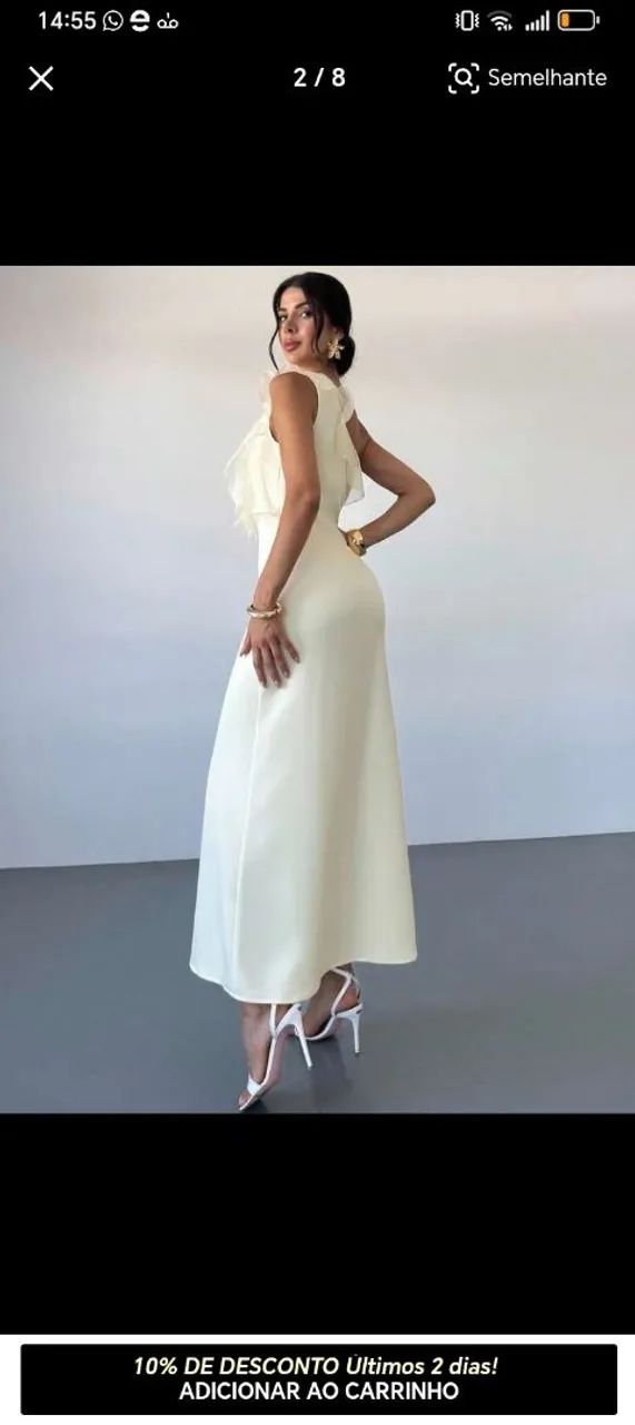 Vestido midi elegante  - Foto 3