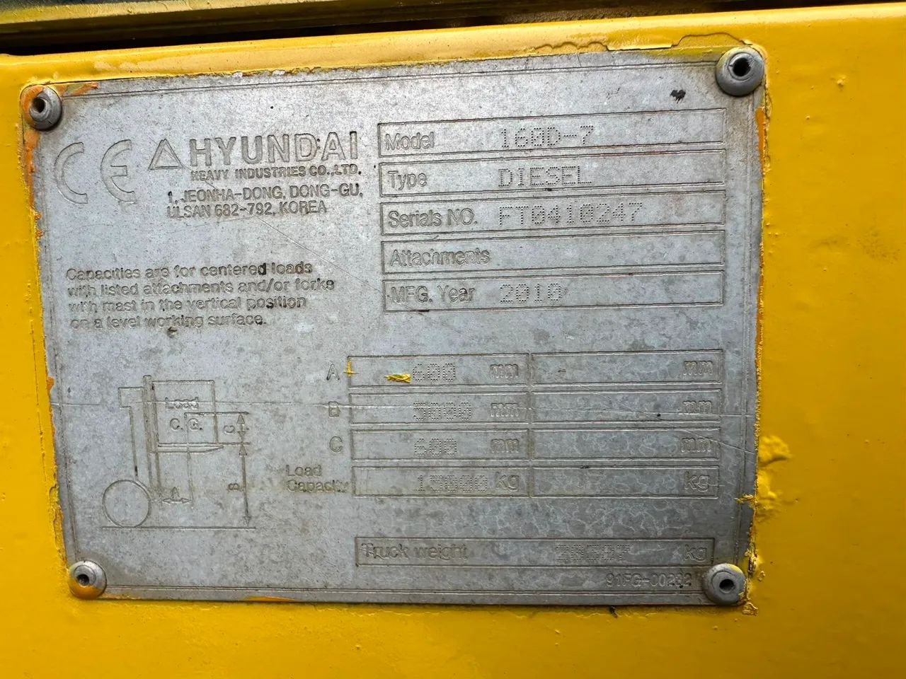 Empilhadeira Hyundai 16 TON 2010 - Foto 6