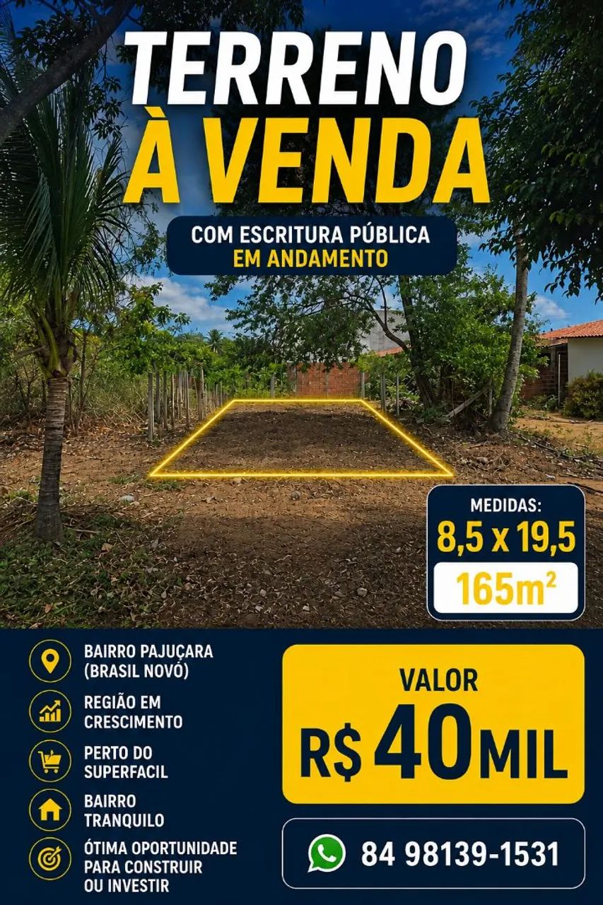 Terreno em Pajuçara 