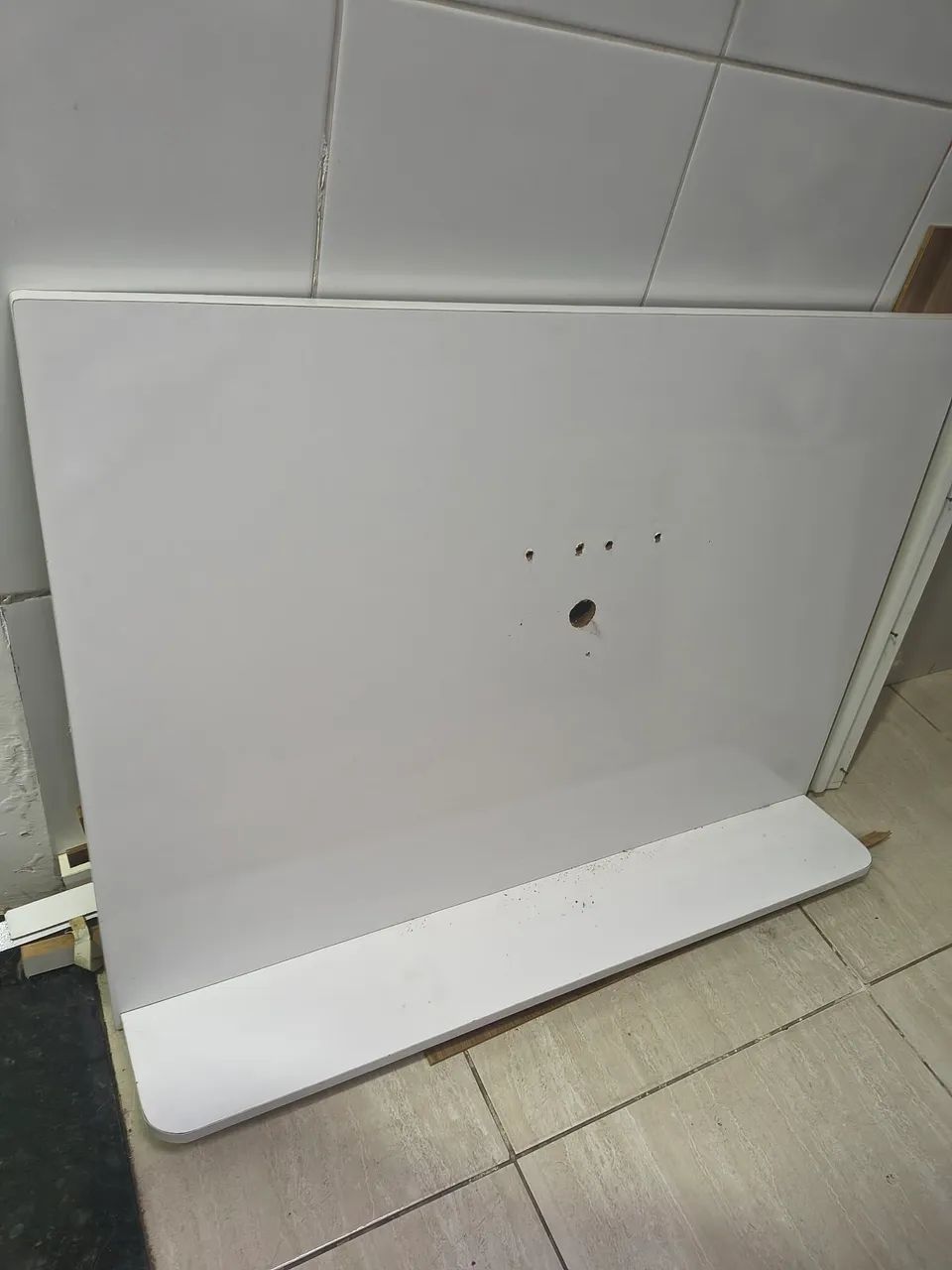 Painel de Tv branco MDF 