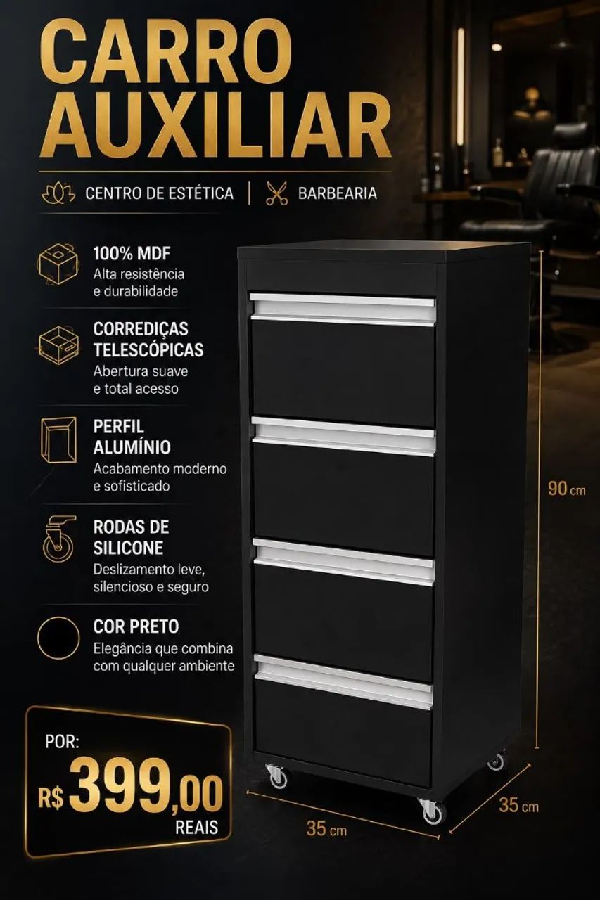 Gaveteiro mdf  - Foto 4