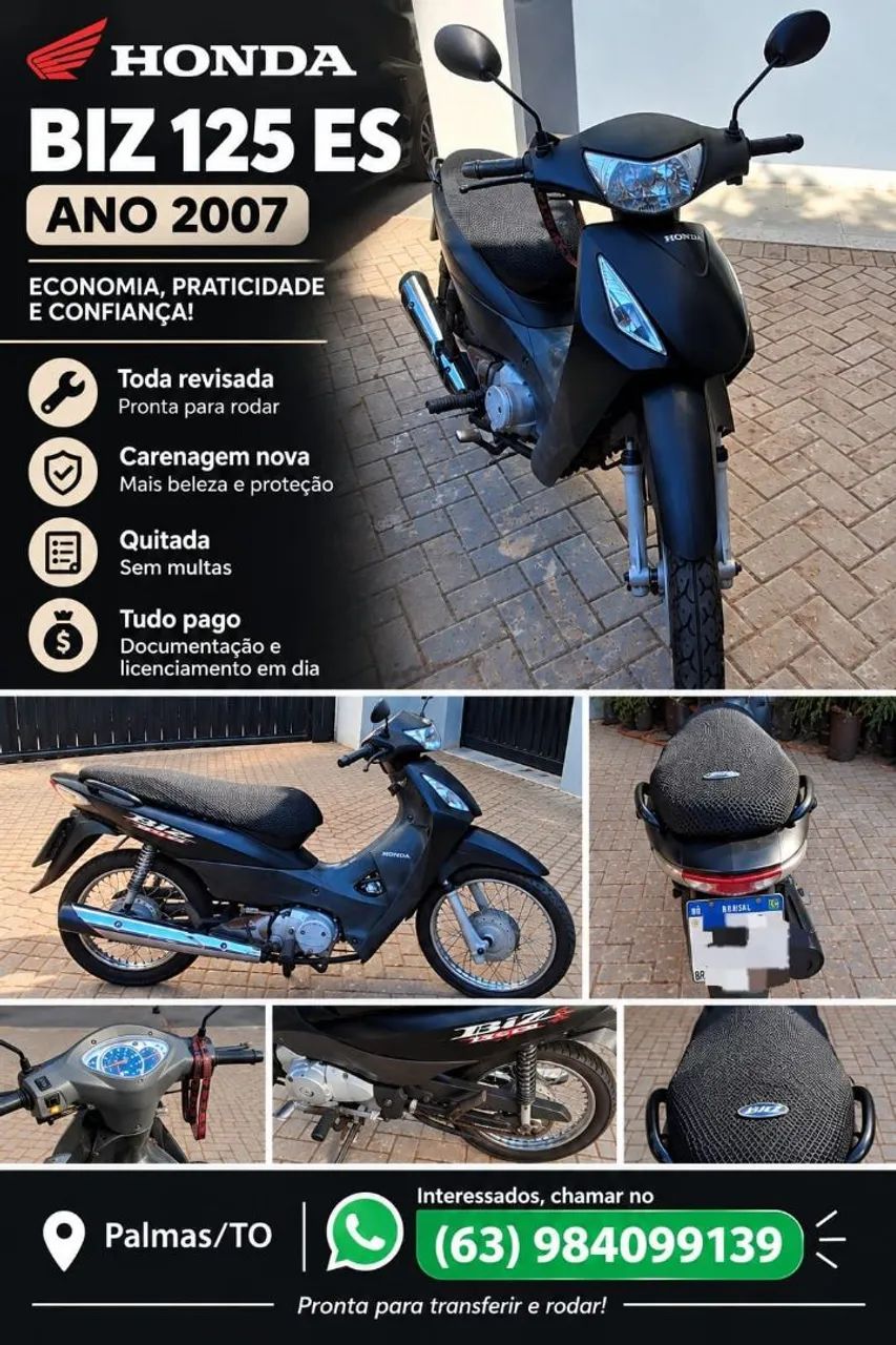 Vendo HONDA BIZ 2007