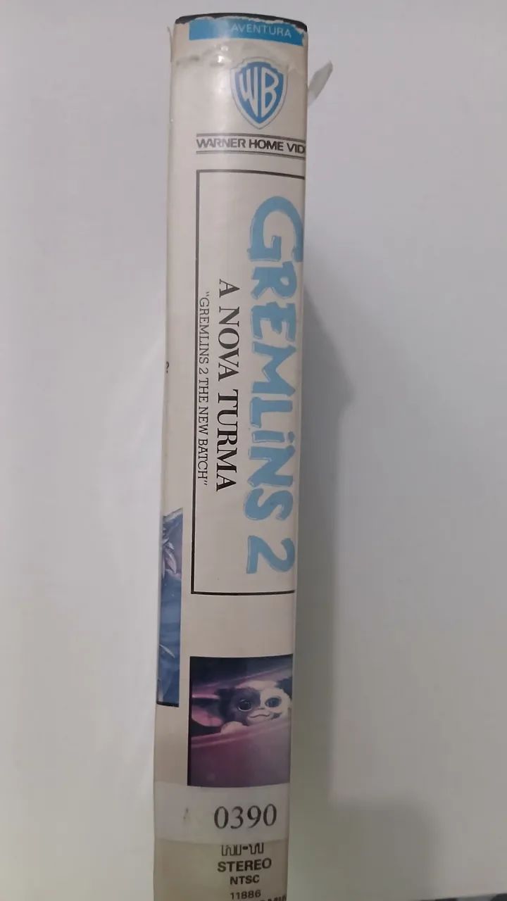 Fita vhs gremlins 2 a nova turma usada  - Foto 3