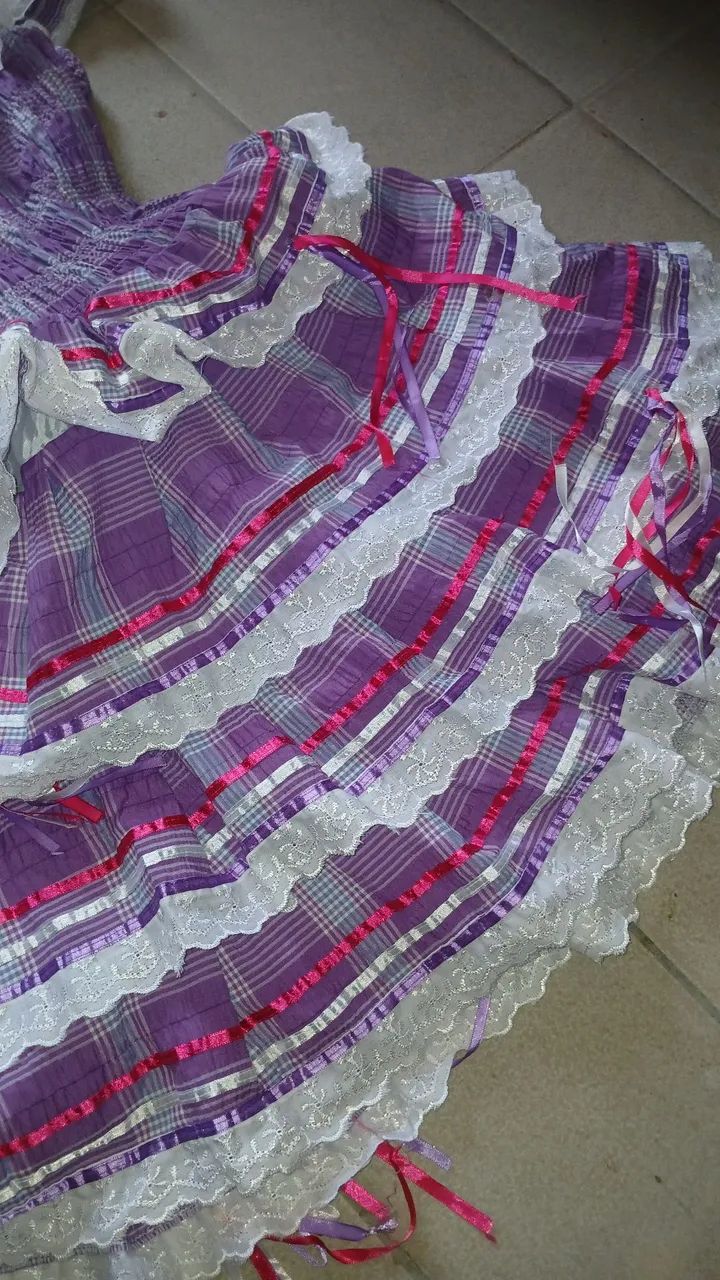 Vestido junino (Tamanho G/GG) - Foto 4