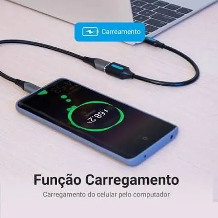 Cabo Adaptador Conector OTG USB Tipo C 3.0 Hmaston - Foto 5