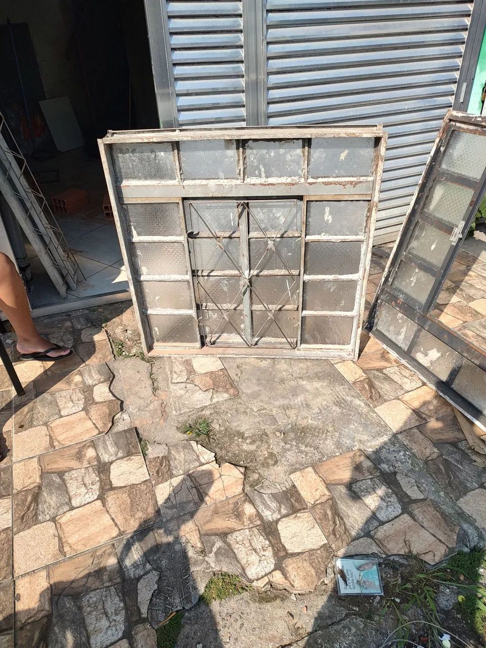 Janelas de ferro com vidro 