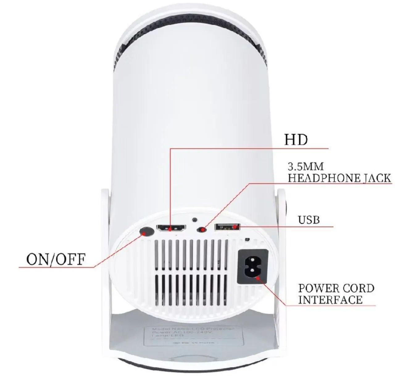 Projetor 4K HD 150 Polegadas Celular, Xbox, PS, Pc, Wifi HY300 Pro Magcubic - Foto 3