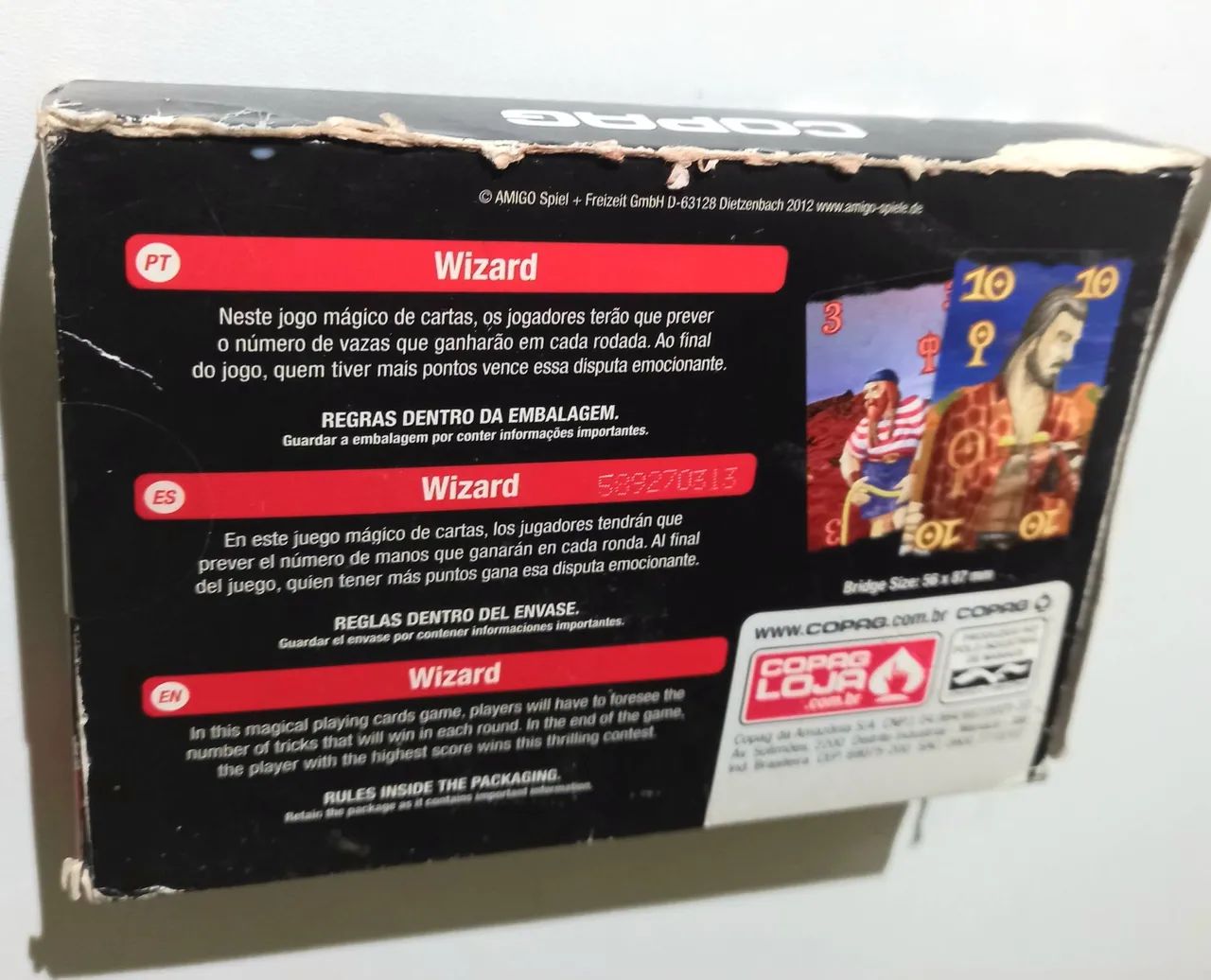 Jogo de Carta Wizard Copag Lacrado - Foto 2
