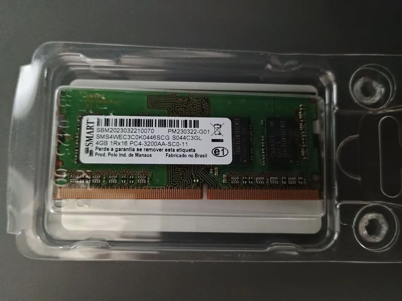 Memória SMART 4 GB DDR 4 3200