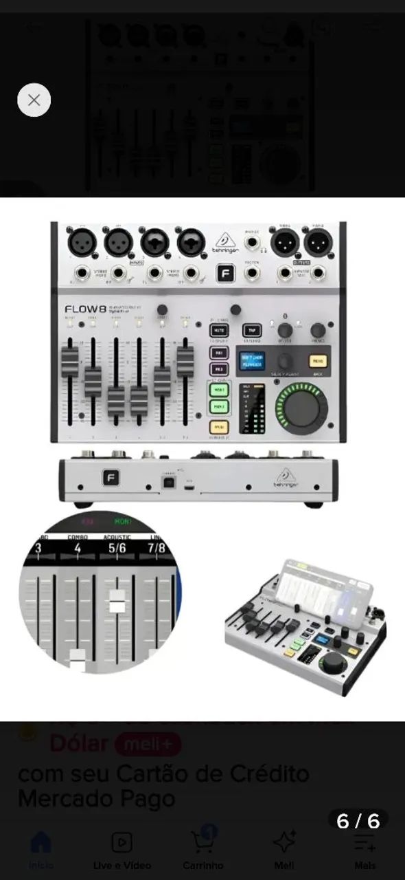 MESA DIGITAL BEHRINGER FLOW 8 - Foto 2