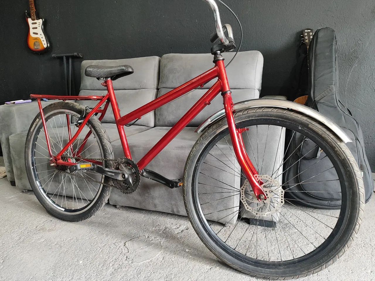 Bicicleta aro 26 barra - Foto 2